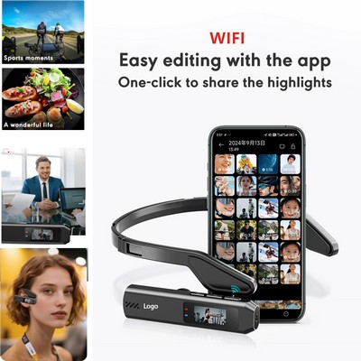 Wearing Headband Hands Free First Person Perspective Camera