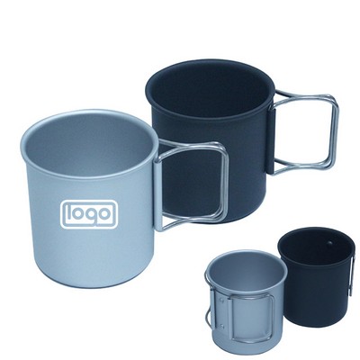10oz Outdoor Foldable Aluminum Cup