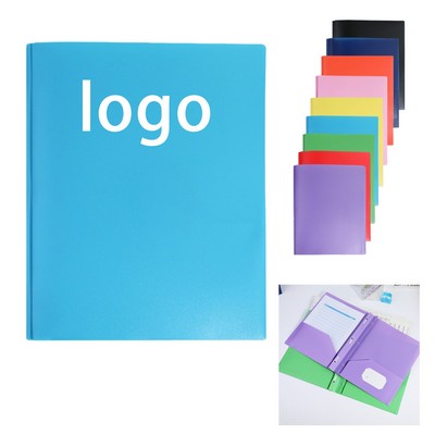Durable PP Folder with Tadpole Clip