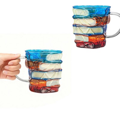 12 Oz. Hand Painted Glass Art Novelty Cup