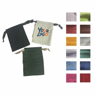 Drawstring Velvet Bag