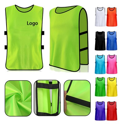 Adult Polyester Jerseys Team Pinnie Scrimmage Sport Basketball