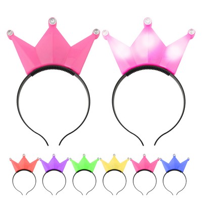 LED Princess Tiara Headband with Patterns - Party Favor Gift