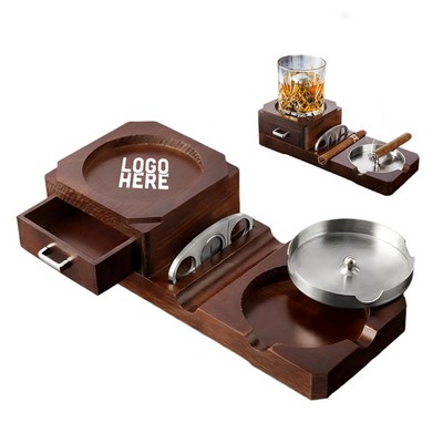 Whiskey & Cigar Tray