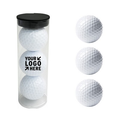 3 Golf Balls in Tube
