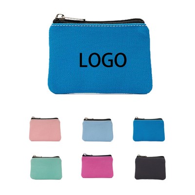 Square Canvas Zero Wallet