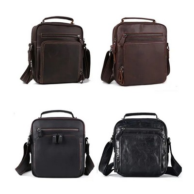 Genuine Leather Messenger Bag