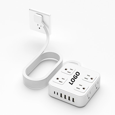 14" 1 Power Strip Surge Protector USB Charging