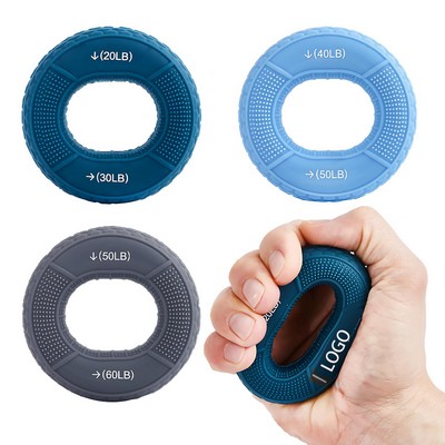 Hand Grip Strengthener Strength Trainer, Silicone Rings