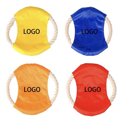 Cotton Rope Dog Flying Disk For Pet Training