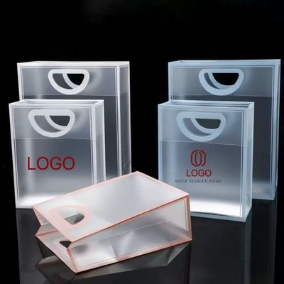 Frosted Plastic Tote Bag