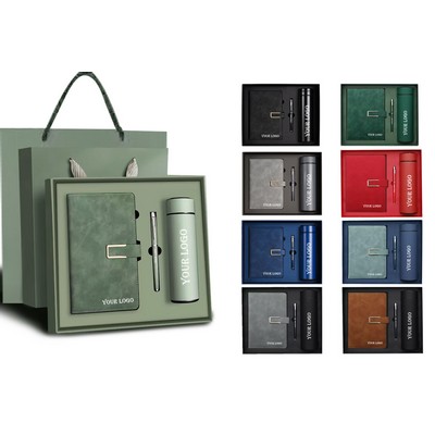 3" 1 Corporate Gift Set with Notebook Pen and Water Bottle