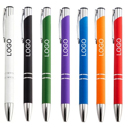 Rubberized Soft Paragon Metal Pen