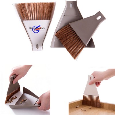Mini Hand Whisk Broom Brush And Snap-On Dustpan Set