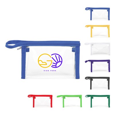 Small Clear Toiletry Bag With Zipper