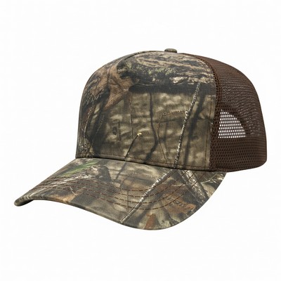 RealTree Hi 5 Trucker Snap USA Made / Union-Solid Color