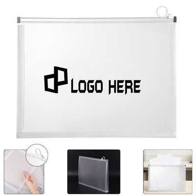 Portable A4 Transparent Document Folder