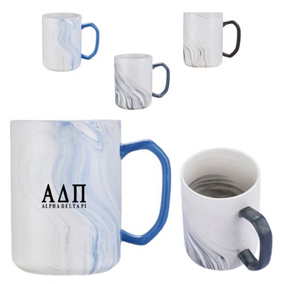 Ceramic Mug with Marble Pattern
