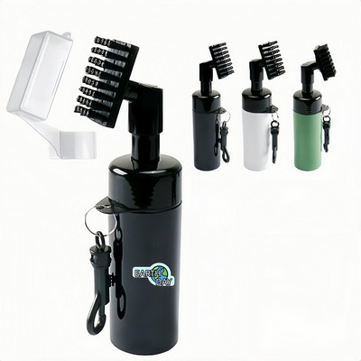 Golf Club Brush with Magnetic Clip & Water Sprayer