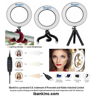 iBank ® 8" Ring Light with Tripod Stand