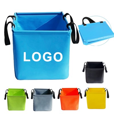 3.8 gal Square Foldable Handheld Water Container