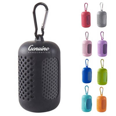 Cooling Microfiber Towel with Silicone Case