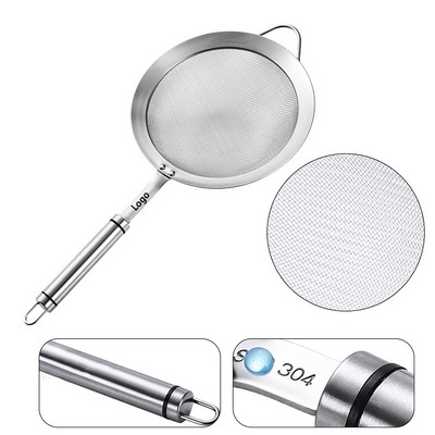 304 Stainless Steel Fine Mesh Strainers for Kitchen