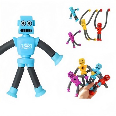 Creative Robot Toys with Telescopic Suction Cup