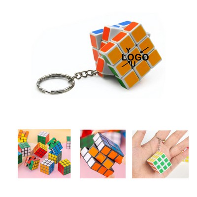 Mini Rubik's Cube Keychain