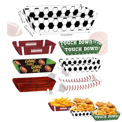 American Football Themed Disposable Food Boxes