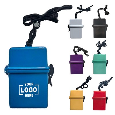 Waterproof Swim Box With Neck Rope