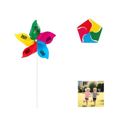 Rainbow Pinwheels