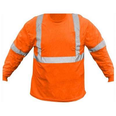 Forester 9051LONGO CLASS 2 LS HI VIS T SHIRT 5.5OZ