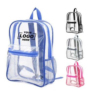 PVC Clear Waterproof Storage Backpack