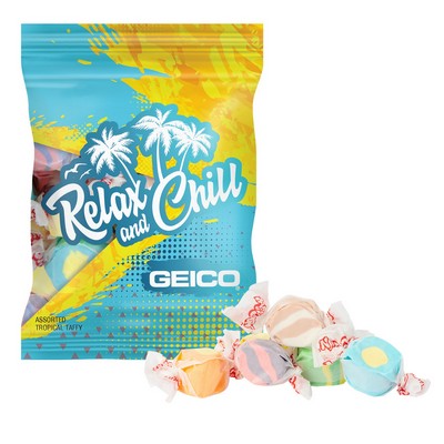 2oz. Full Color Digibag with Tropical Salt Water Taffy