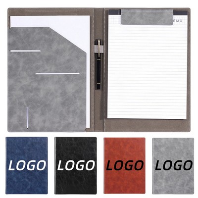 Multifunctional A4 Business Leather Folder