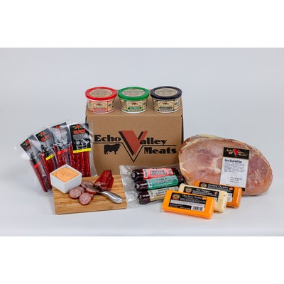 Spiral Sliced Ham Gift Set with Sausage & Cheese