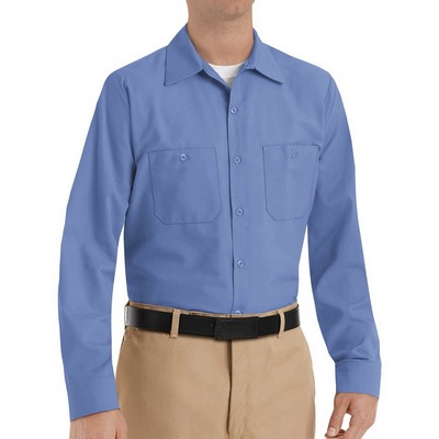 Red Kap Men's Tall Industrial Long Sleeve Work Shirt - SP14T