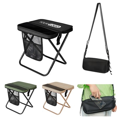 Crossbody Bag Folding Camping Stool