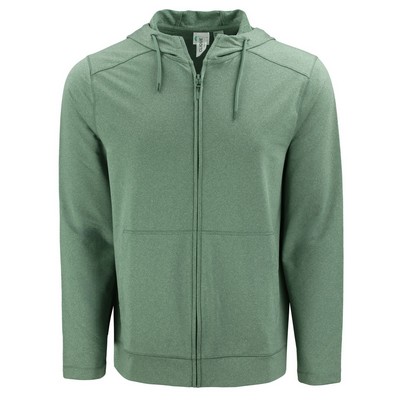 Clique Dash Recycled Mens Full Zip Hooded Sweatshirt