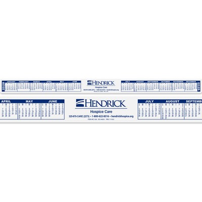 Slim Line Calendar (16"x1-1/8")