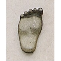 Chubby Foot Marken Design Cast Lapel Pin (Up to 5/8")
