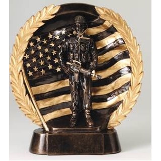 High Relief Military Award - 7 1/2"