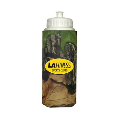 Mossy Oak or Realtree Camo Premium 32 Oz. Foam Insulated Sports Squirt Bottles