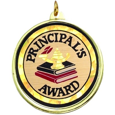 2 ¼" TM Series Academic Medal w/Principal's Award Mylar Insert