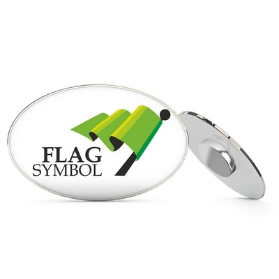 Standard Oval Magnetic Lapel Pin