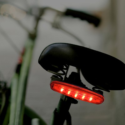 Red LED Tail Light For Bikes - BLANK