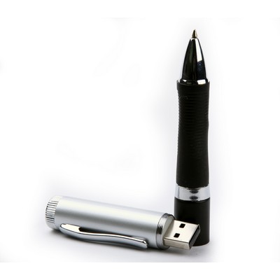 16 GB Pen USB Flash Drive W/ Rubberized Grip