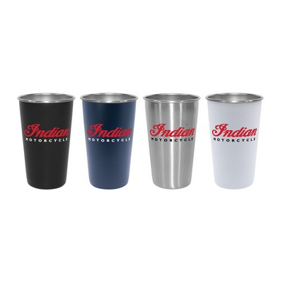 16 Oz. Single Wall Pint Tumbler w/Rolled Rim