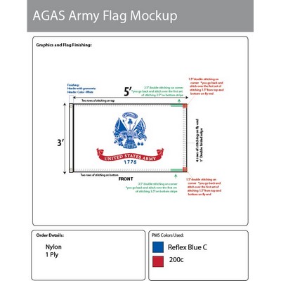 Army Flags 3x5 foot